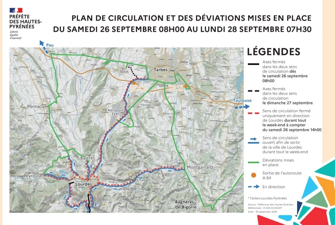 Venue du Pape - accès aéroport et infos pratiques 
